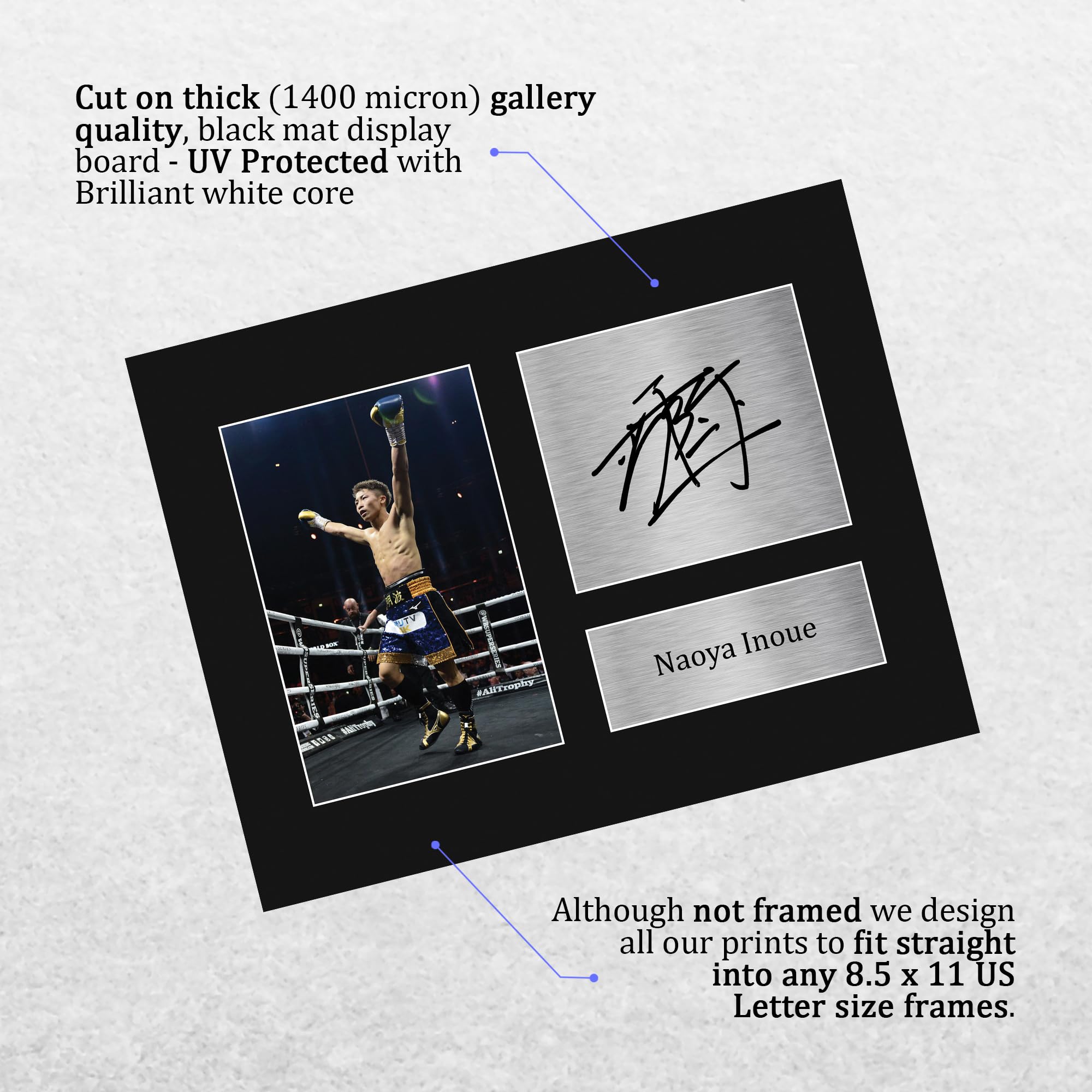 Amazon.com: HWC Trading Naoya Inoue Boxing Gifts Printed Signed